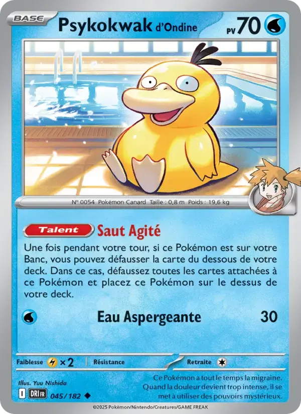 Carte Pokémon Psykokwak d'Ondine #045 — Rivalités Destinées