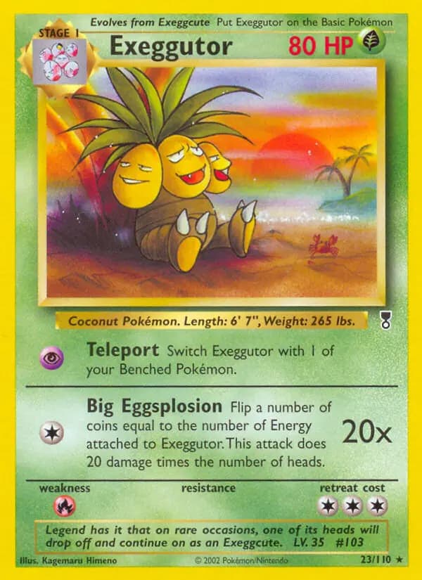 Exeggutor #23 — Legendary Collection