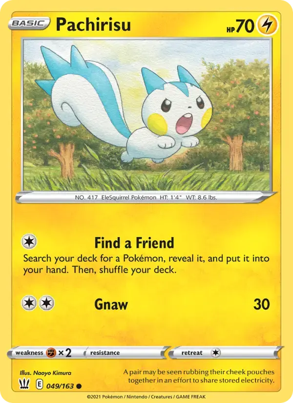 Pachirisu #49 — Battle Styles