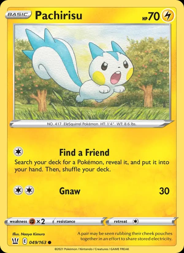 Pachirisu #49 — Battle Styles