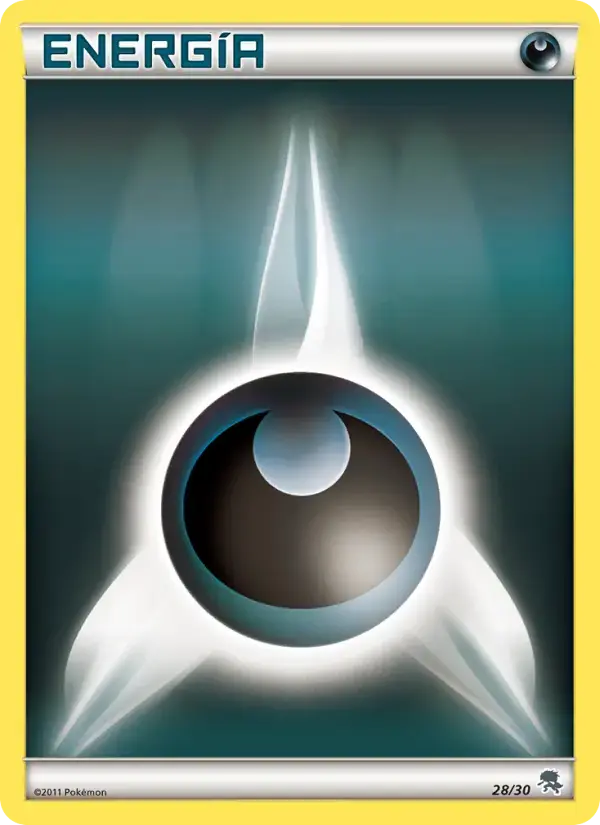 Carte Pokémon Darkness Energy #28 — Kit du Dresseur NB (Zoroark)