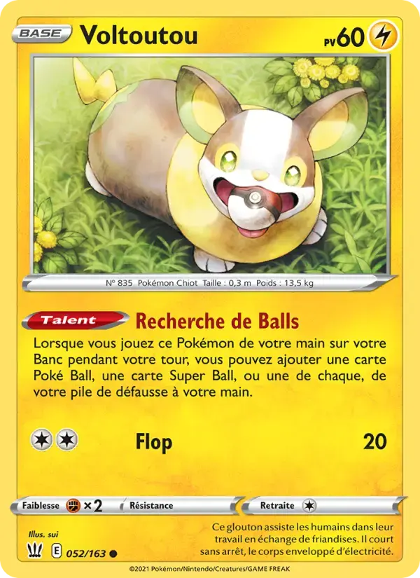 Carte Pokémon Voltoutou #52 — Styles de Combat