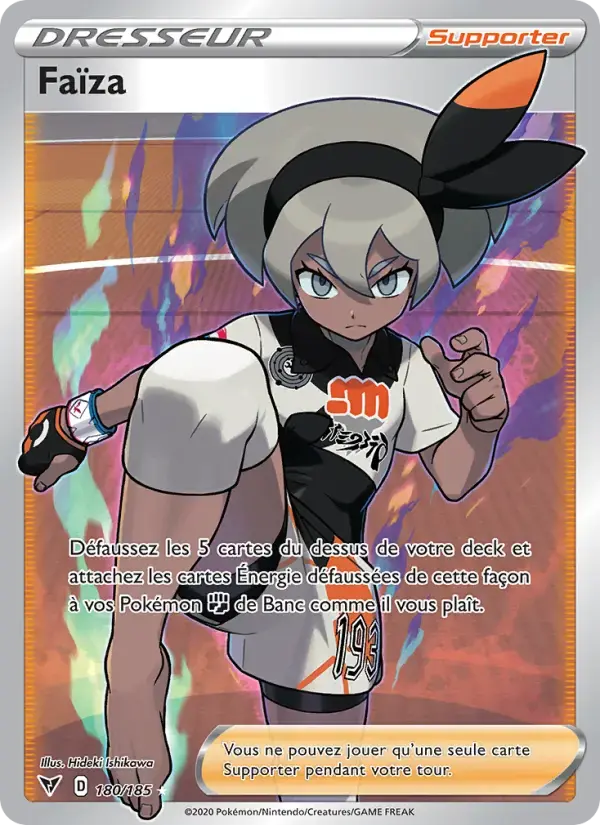 Carte Pokémon Faïza #180 — Voltage Éclatant