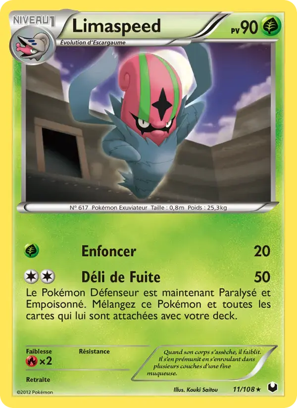 Carte Pokémon Limaspeed #11 — Explorateurs Obscurs