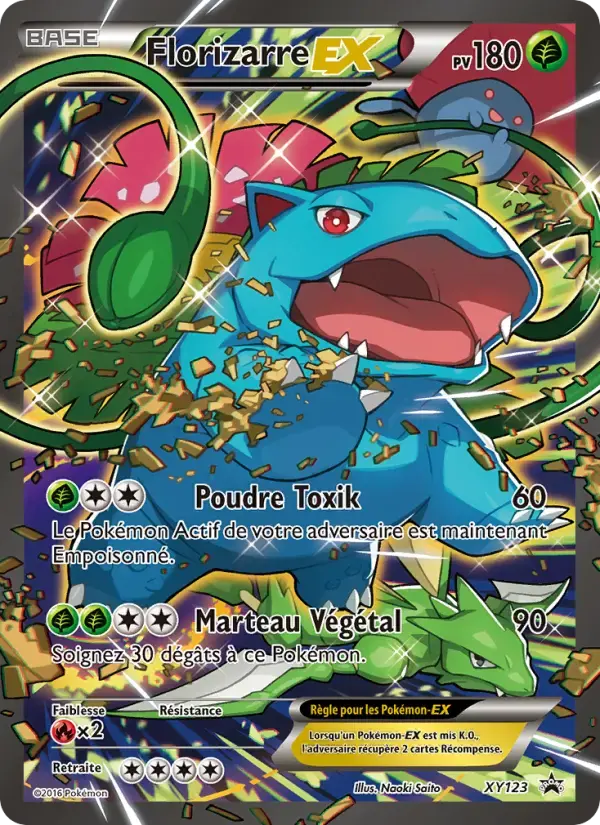 Carte Pokémon Florizarre EX #XY123 — Promos X&Y