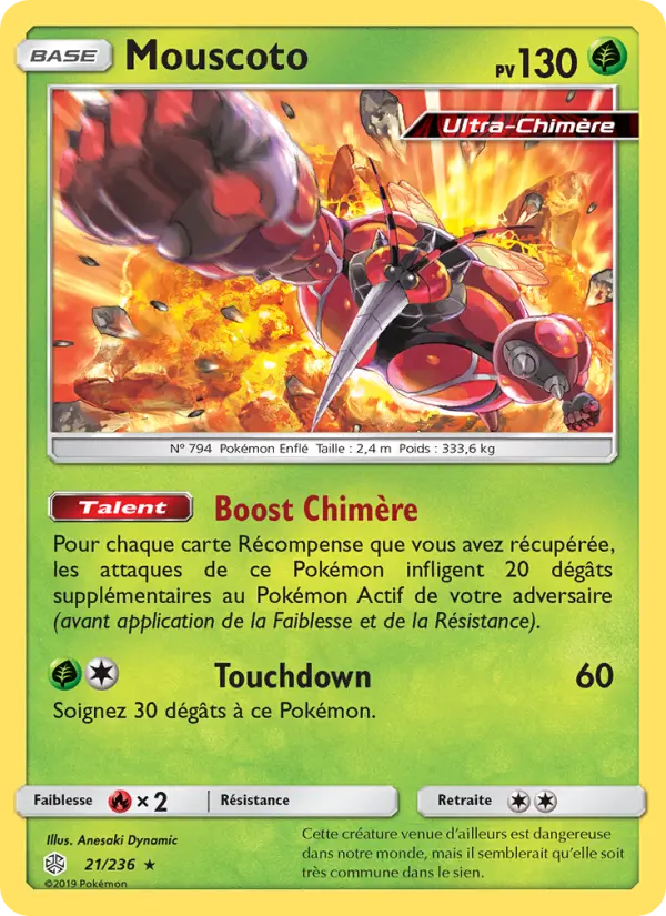 Carte Pokémon Mouscoto #21 — Éclipse Cosmique