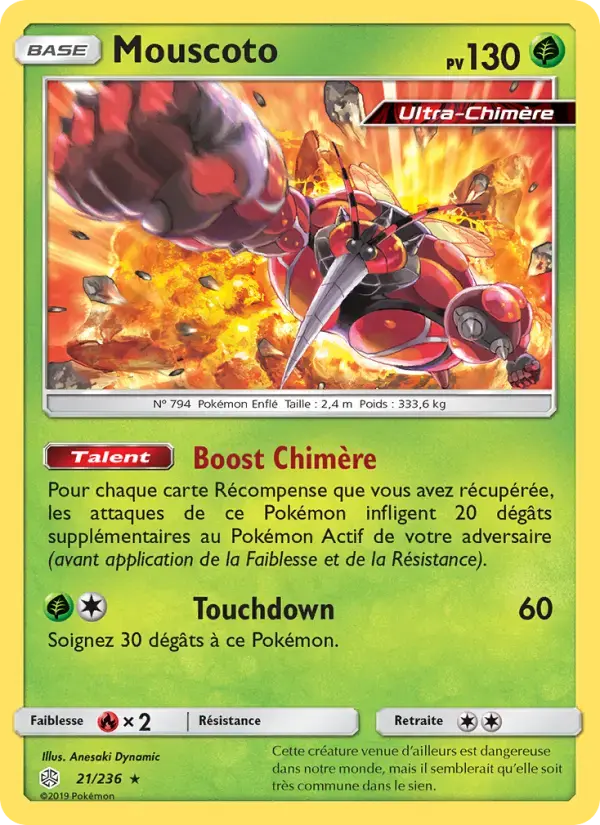 Carte Pokémon Mouscoto #21 — Éclipse Cosmique