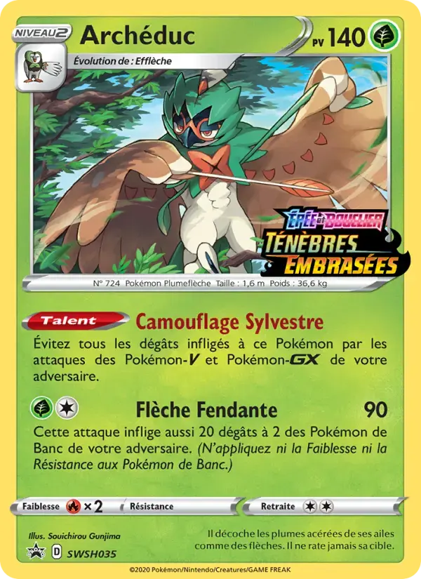 Carte Pokémon Archéduc #SWSH035 — Promos Épée et Bouclier
