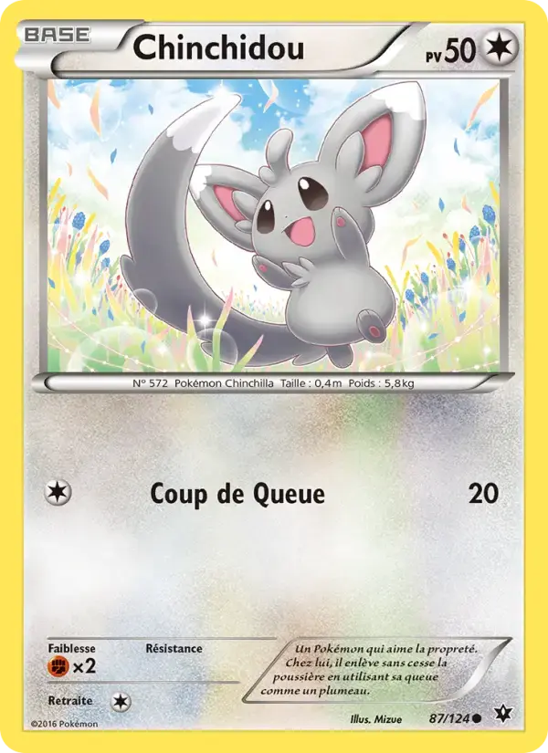 Carte Pokémon Chinchidou #87 — Impact des Destins