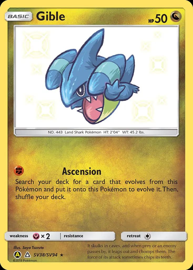 Gible #SV38 — Hidden Fates