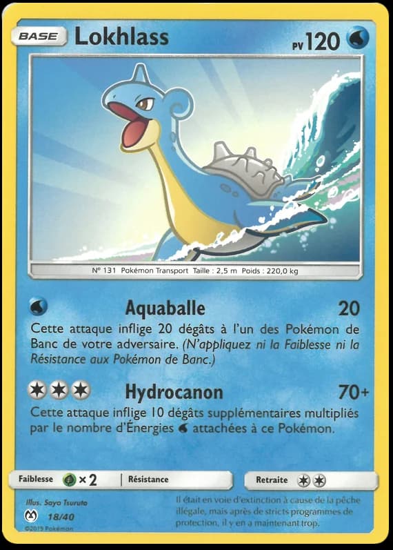 Carte Pokémon Lokhlass #18 — 2019 Promo McDonald's