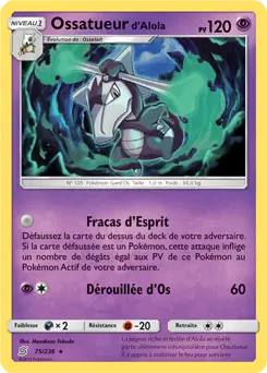 Carte Pokémon Ossatueur d’Alola #75 — Harmonie des Esprits