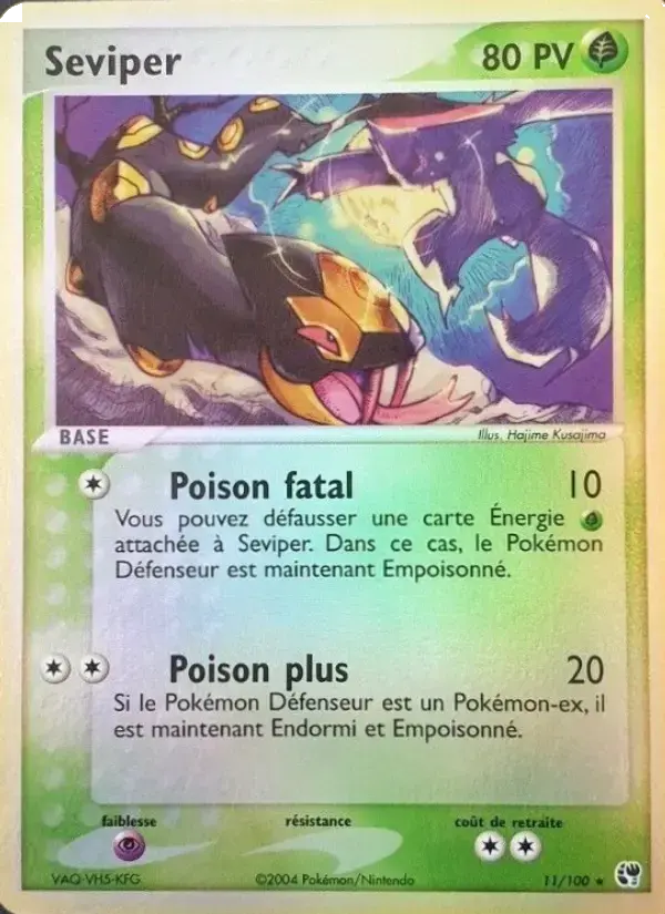 Carte Pokémon Seviper #11 — Tempête de Sable