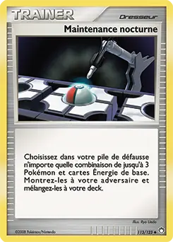 Carte Pokémon Maintenance nocturne #113 — Trésors Mystérieux