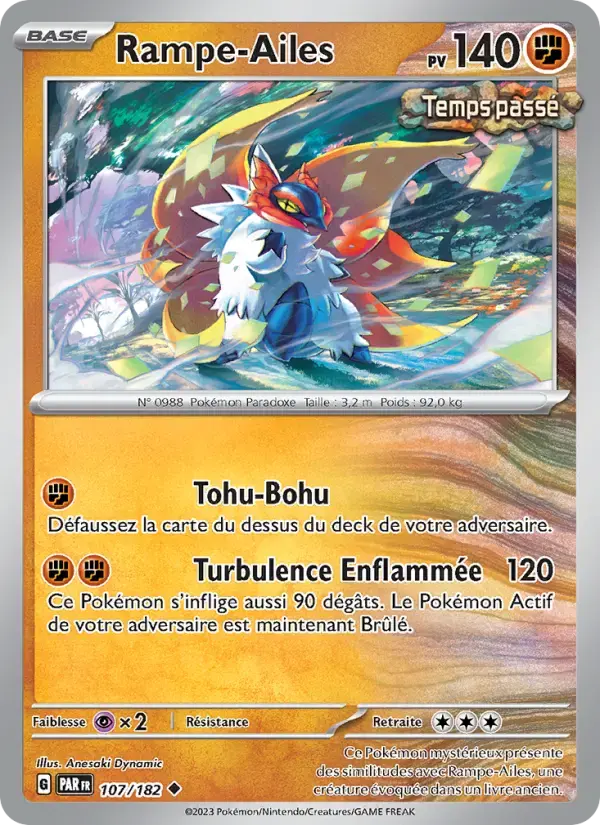 Carte Pokémon Rampe-Ailes #107 — Faille Paradoxe