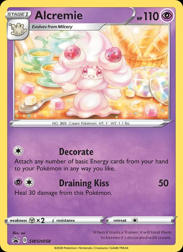 Alcremie #SWSH058 — Sword & Shield Promos