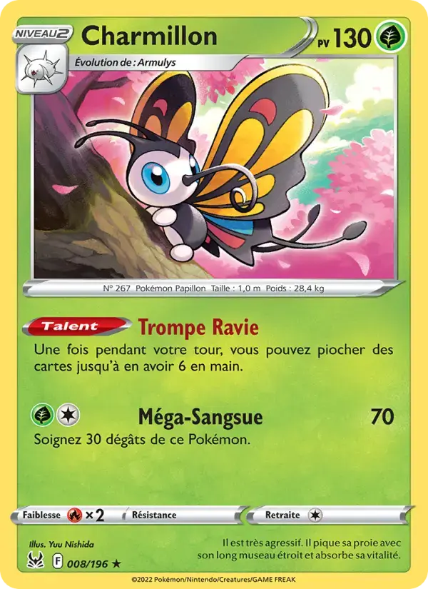Carte Pokémon Charmillon #008 — Origine Perdue
