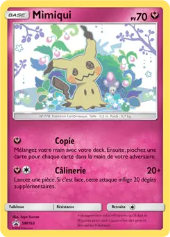Carte Pokémon Mimiqui #SM163 — Promos Soleil et Lune