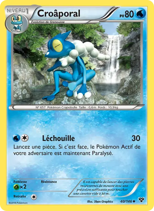 Carte Pokémon Croâporal #40 — XY