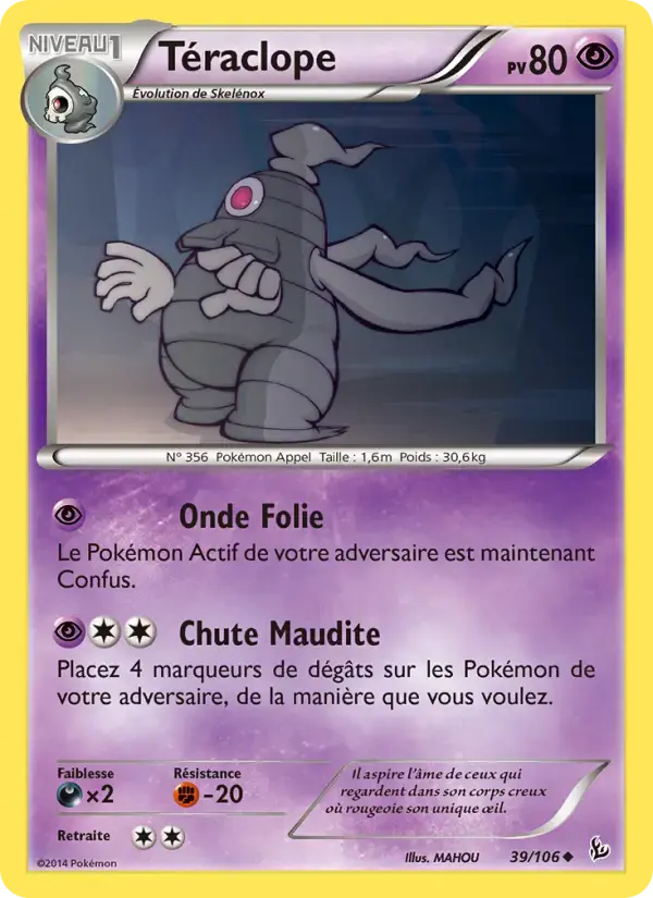 Carte Pokémon Téraclope #39 — Étincelles