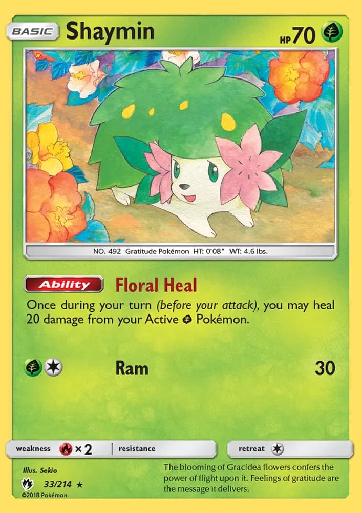 Shaymin #33 — Lost Thunder