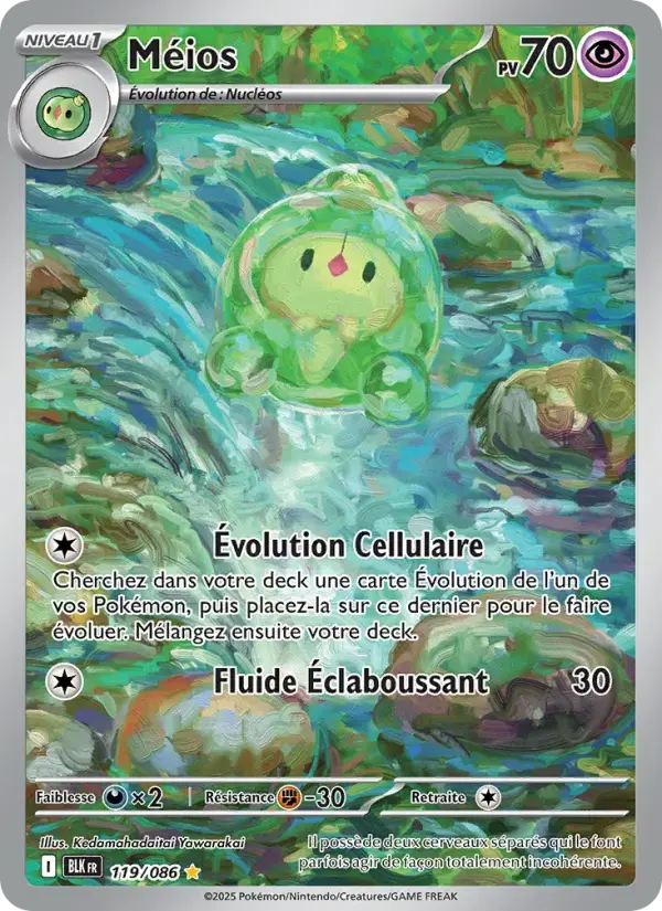 Carte Pokémon Méios #119 — Foudre Noire