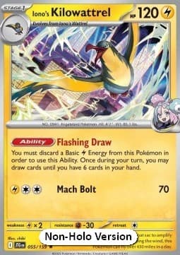 Iono's Kilowattrel #055 Non Holo — Journey Together
