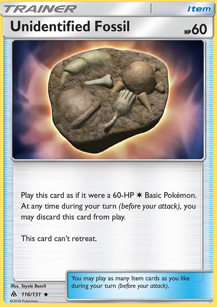 Unidentified Fossil #116 — Forbidden Light