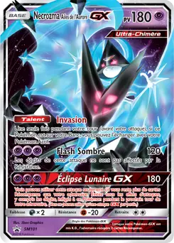 Carte Pokémon Necrozma Ailes de l’Aurore GX #SM101 — Promos Soleil et Lune