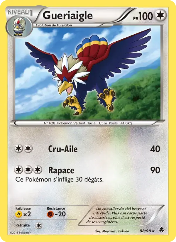 Carte Pokémon Gueriaigle #88 — Pouvoirs Émergents