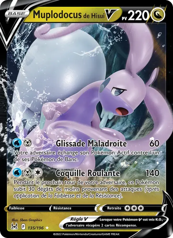 Carte Pokémon Muplodocus de Hisui V #135 — Origine Perdue