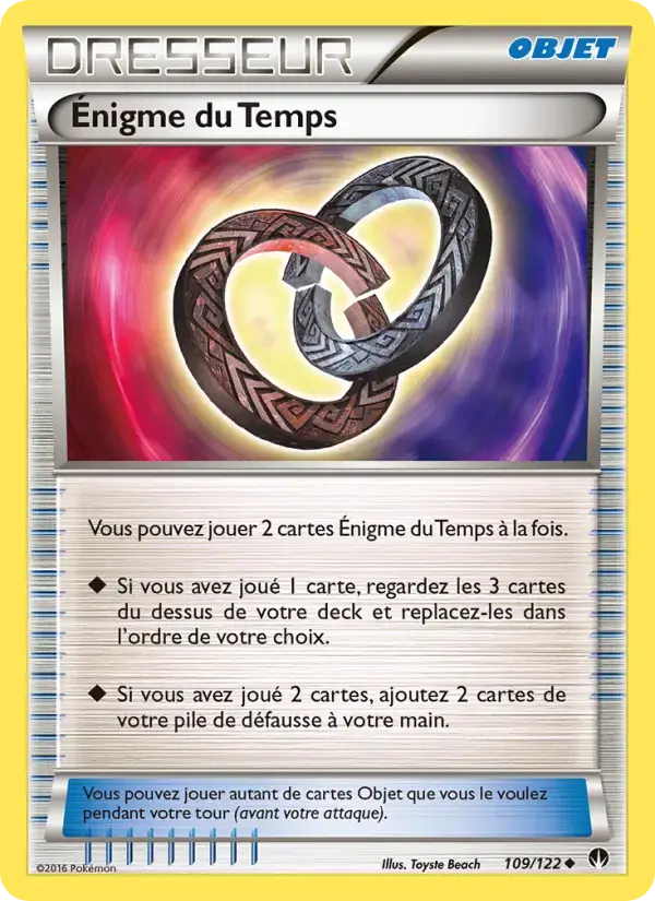 Carte Pokémon Énigme du Temps #109 — Rupture Turbo