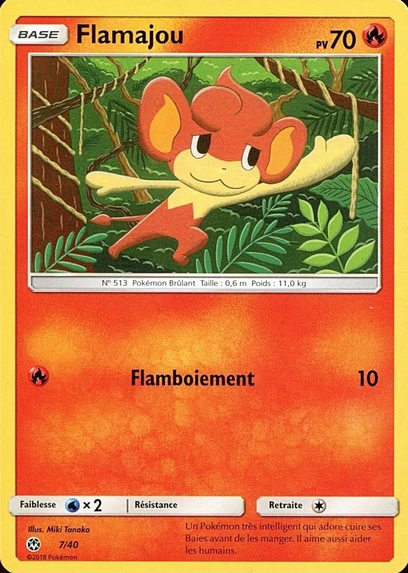Carte Pokémon Flamajou #7 — 2018 Promo McDonald's
