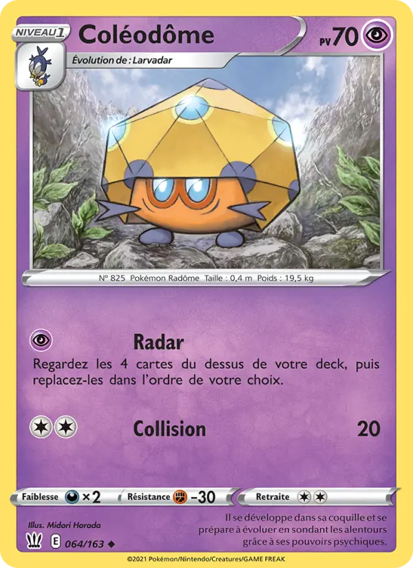 Carte Pokémon Coléodôme #64 — Styles de Combat