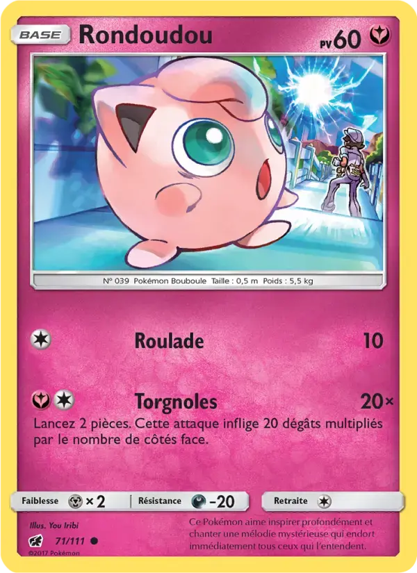 Carte Pokémon Rondoudou #71 — Invasion Carmin