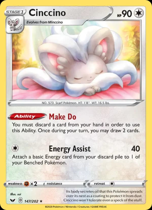 Cinccino #147 — Sword & Shield
