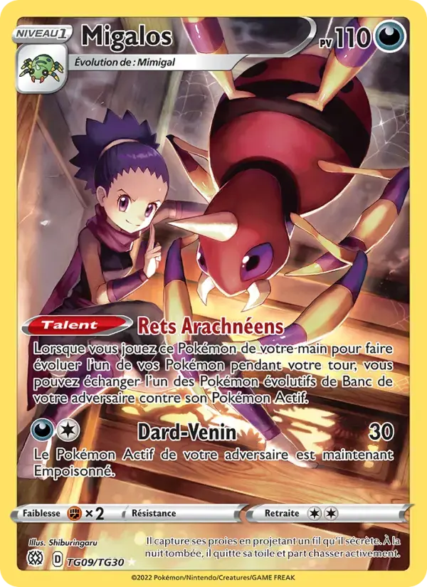 Carte Pokémon Migalos #TG09 — Stars Étincelantes