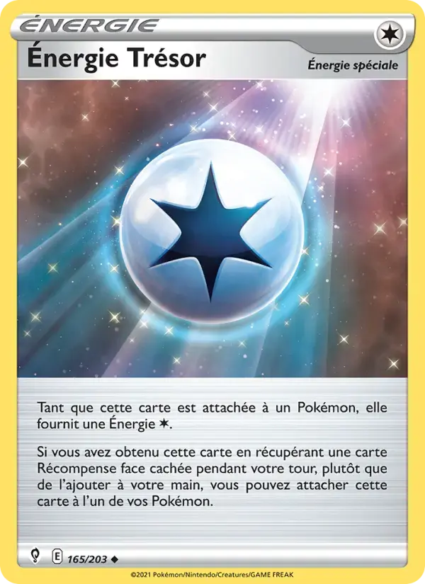 Carte Pokémon Énergie Trésor #165 — Évolution Céleste