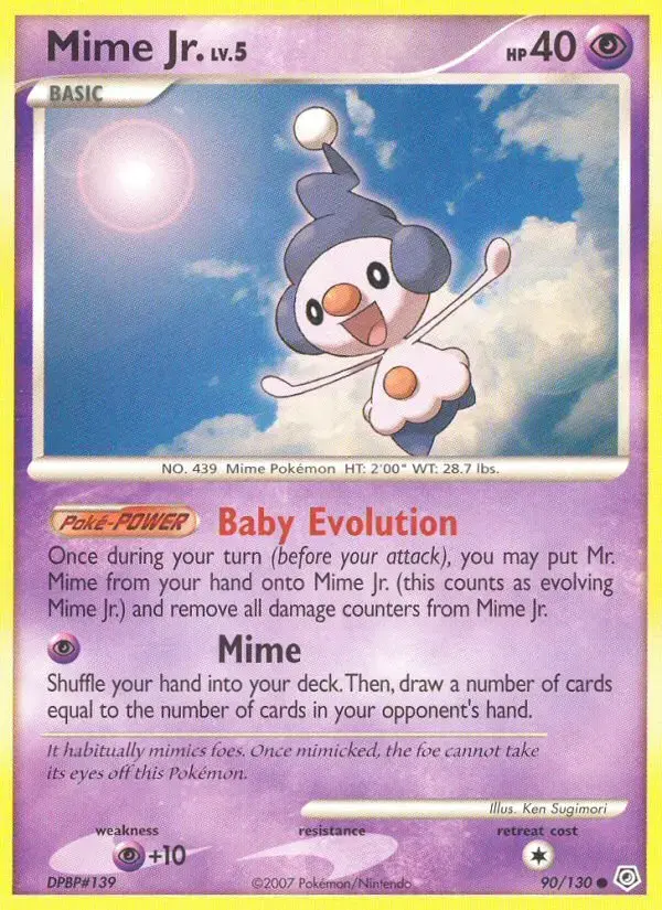 Mime Jr. #90 — Diamond & Pearl