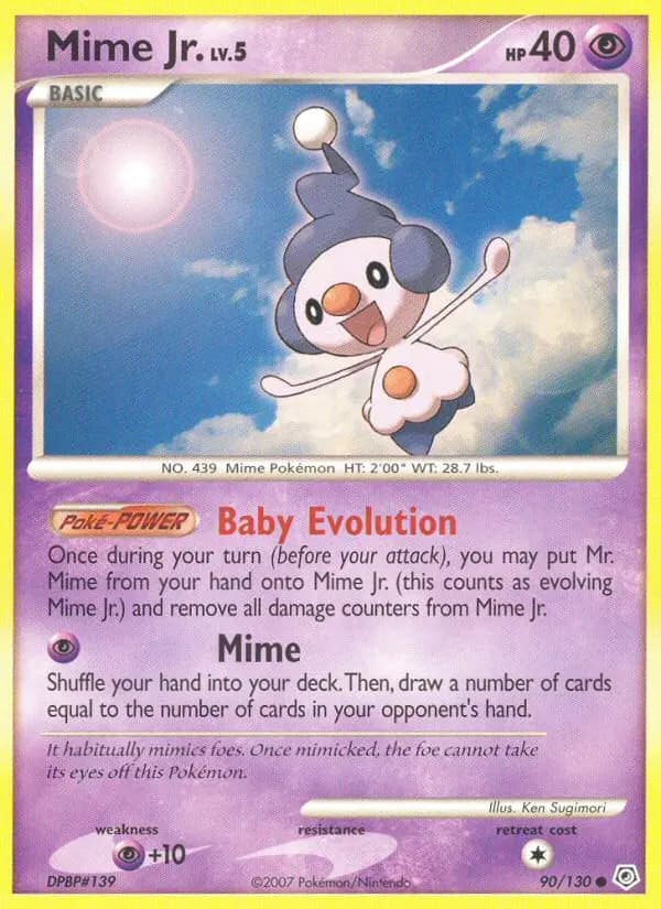 Mime Jr. #90 — Diamond & Pearl