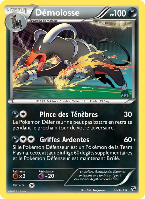 Carte Pokémon Démolosse #56 — Explosion Plasma