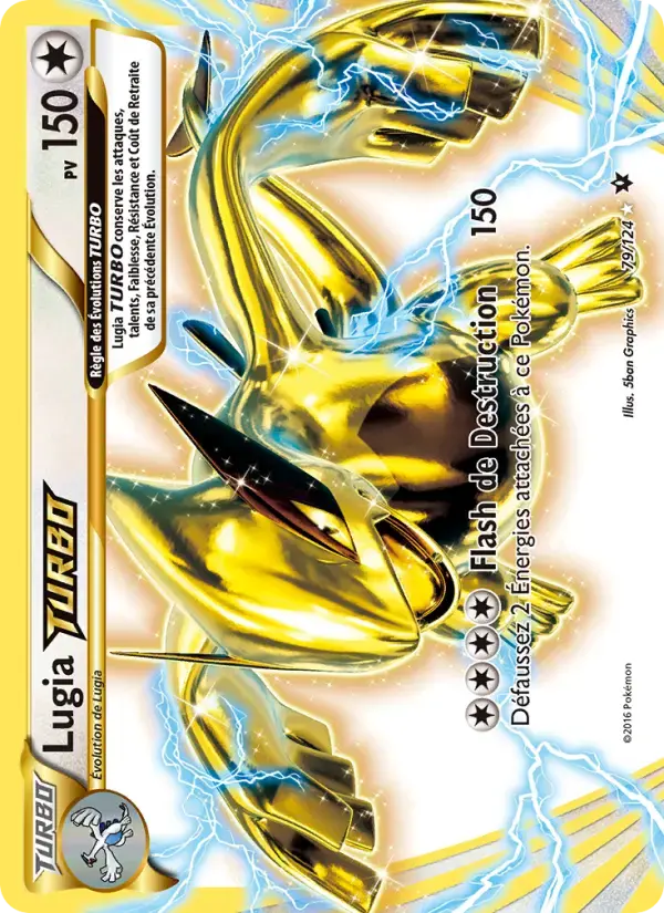 Carte Pokémon Lugia TURBO #79 — Impact des Destins