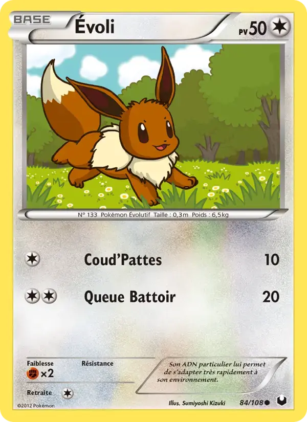 Carte Pokémon Évoli #84 — Explorateurs Obscurs