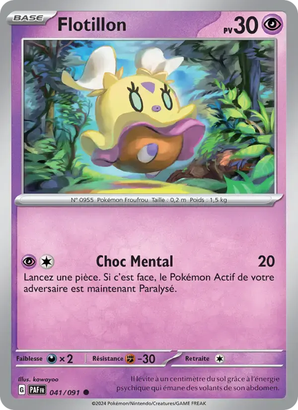 Carte Pokémon Flotillon #041 — Destinées de Paldea