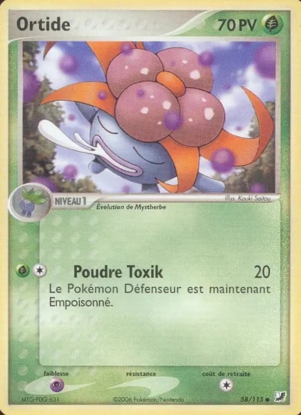 Carte Pokémon Ortide #58 — Forces Cachées