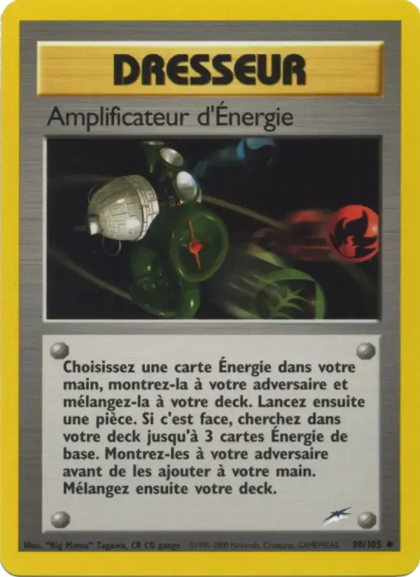 Carte Pokémon Amplificateur d'Énergie #98 — Neo Destiny