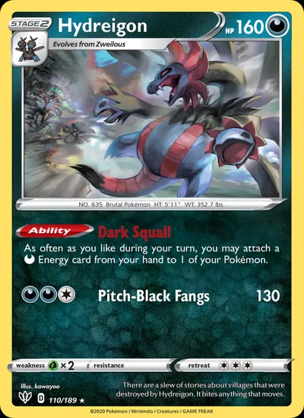 Hydreigon #110 — Darkness Ablaze