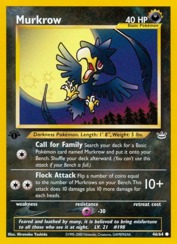 Murkrow #46 — Neo Revelation