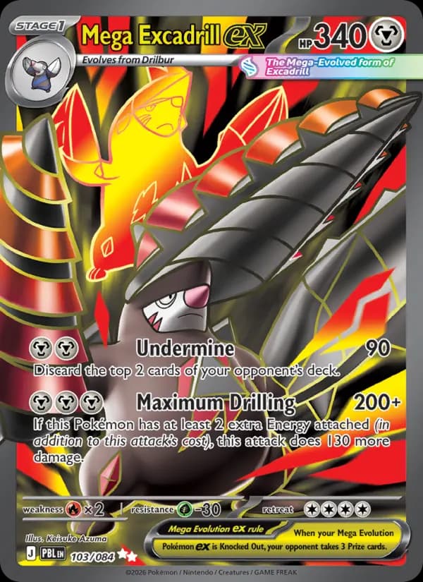 Mega Excadrill ex #103 — Pitch Black