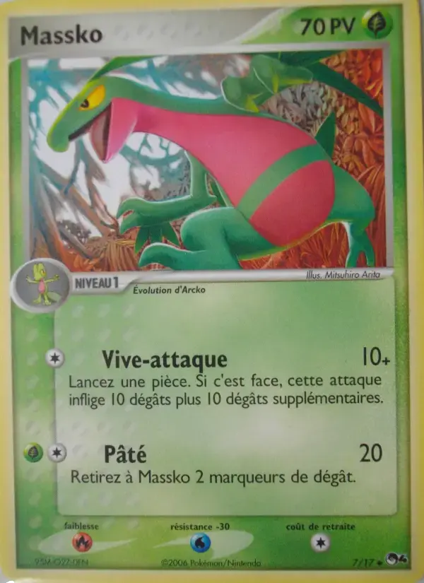Carte Pokémon Massko #7 — POP 4
